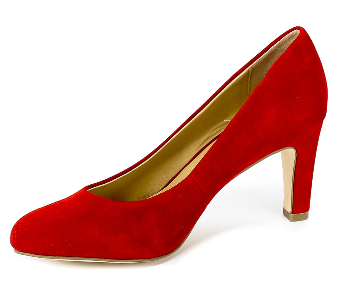 Czółenka Caprice 9-22400-22 524 Red Suede