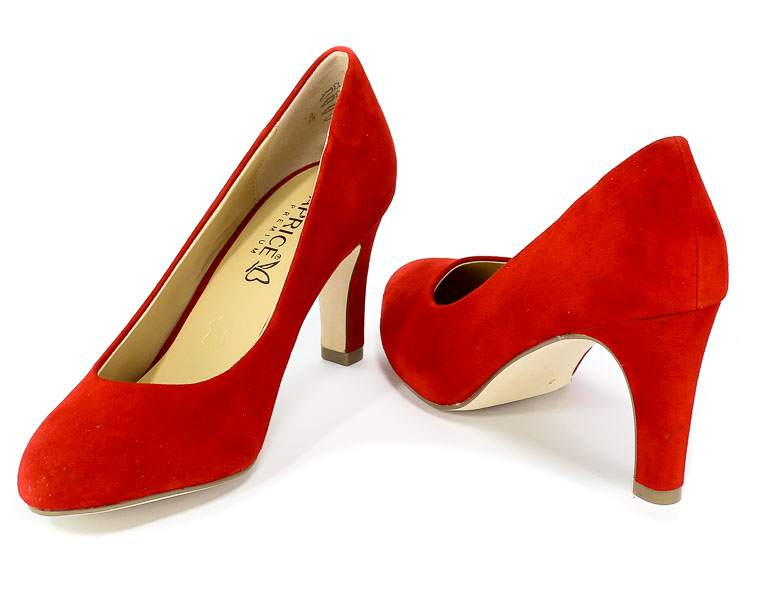 Czółenka Caprice 9-22400-22 524 Red Suede