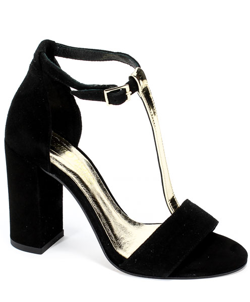 Sandały Euro Moda 19 2799/003-P Czarny