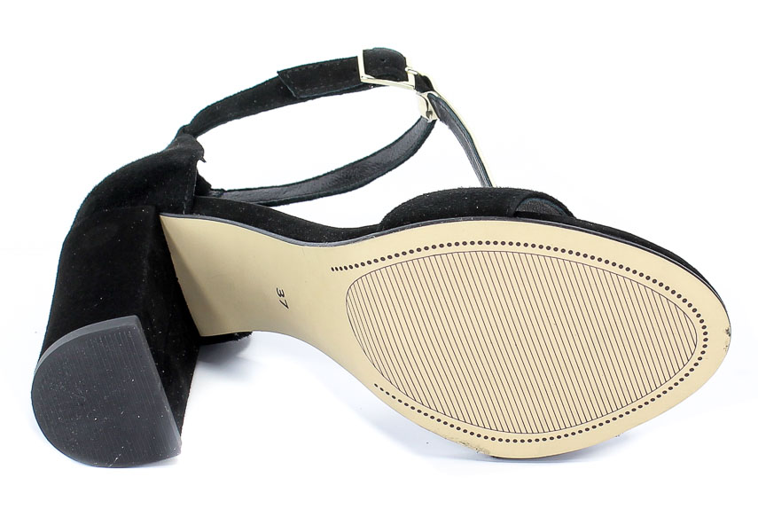 Sandały Euro Moda 19 2799/003-P Czarny