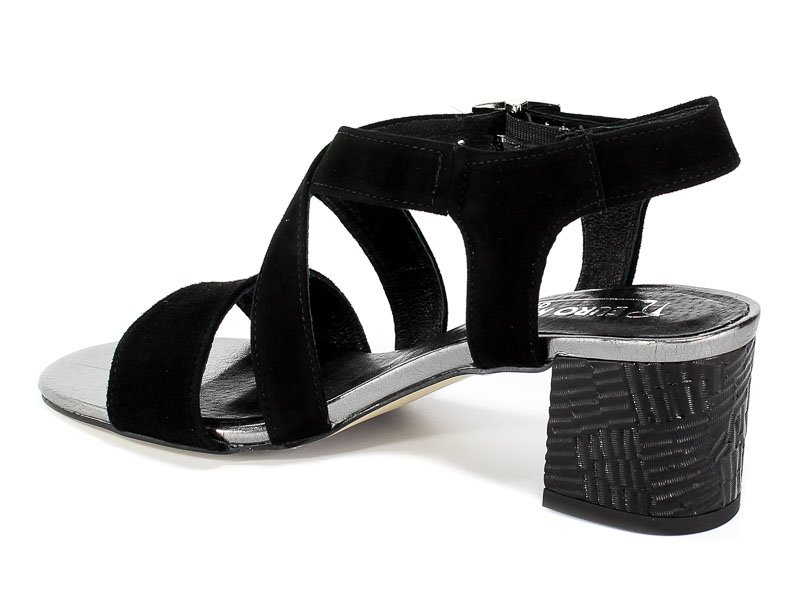 Sandały Euro Moda 19 2806/003-P Czarny