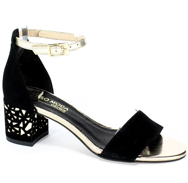 Sandały Euro Moda 19 2803/003-P Czarny