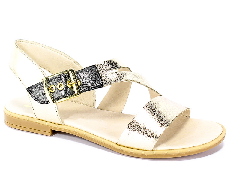 Sandały Lamanti 1-501 Złoto 47