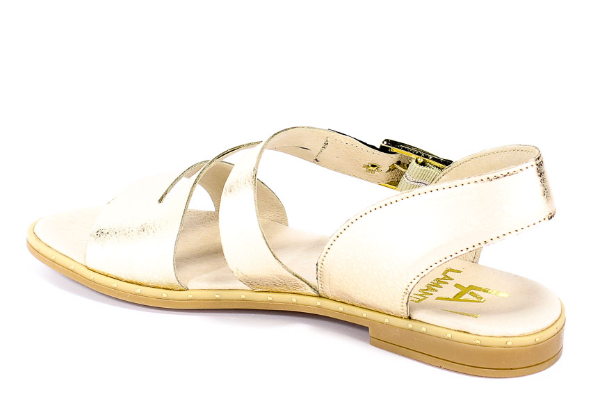 Sandały Lamanti 1-501 Złoto 47
