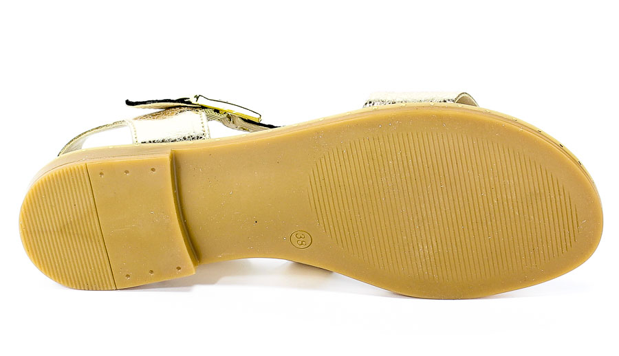 Sandały Lamanti 1-501 Złoto 47