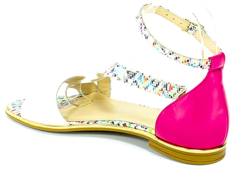 Sandały Uncome 28151 Mix Fuxia