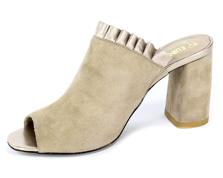 Klapki Euro Moda 19 2986/001-P Beż