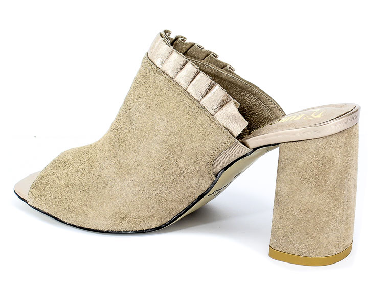 Klapki Euro Moda 19 2986/001-P Beż