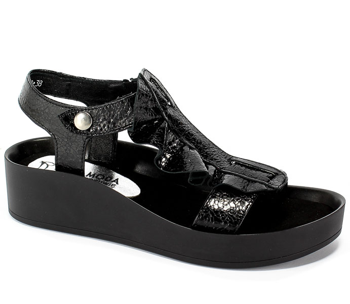 Sandały Euro Moda 19 2468/076-P Czarny