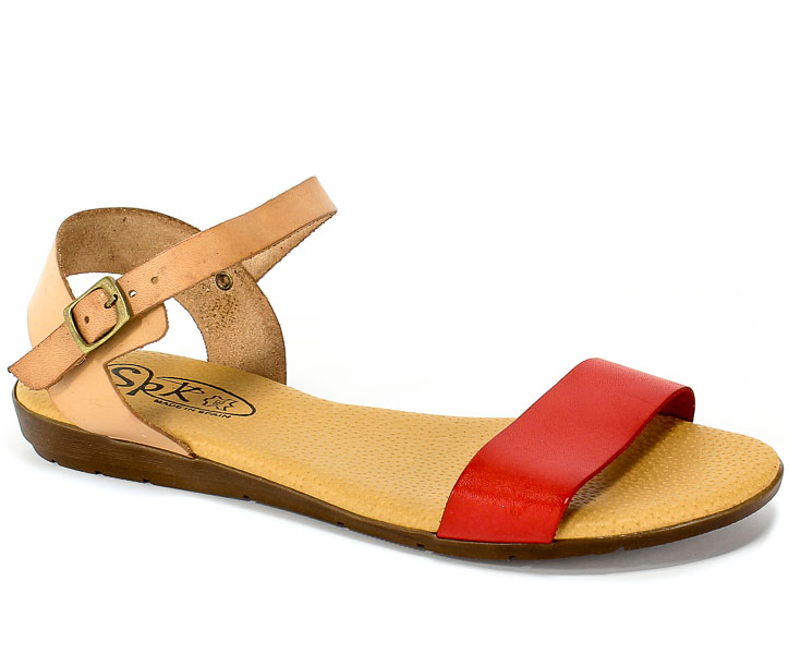 Sandały SPK Shoes 9240 Rojo/Nuez