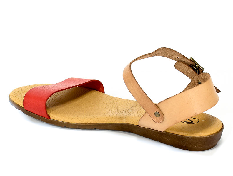 Sandały SPK Shoes 9240 Rojo/Nuez