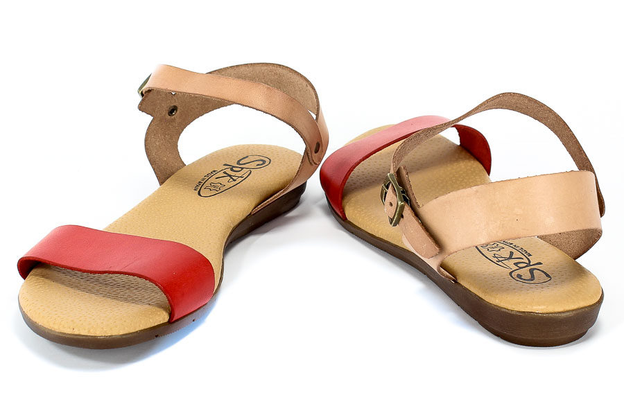 Sandały SPK Shoes 9240 Rojo/Nuez
