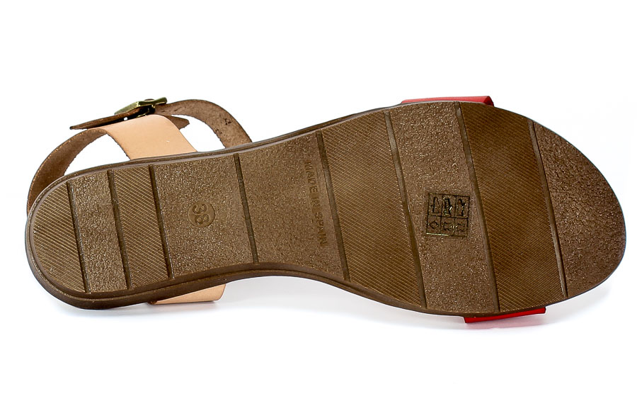 Sandały SPK Shoes 9240 Rojo/Nuez