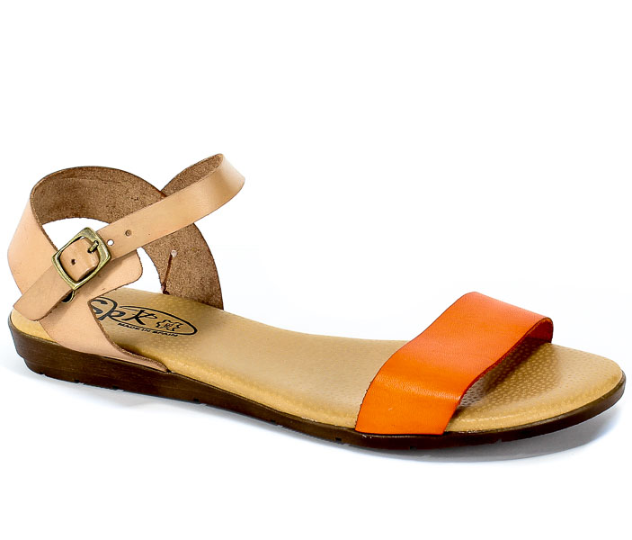 Sandały SPK Shoes 9240 Naranja/Nuez