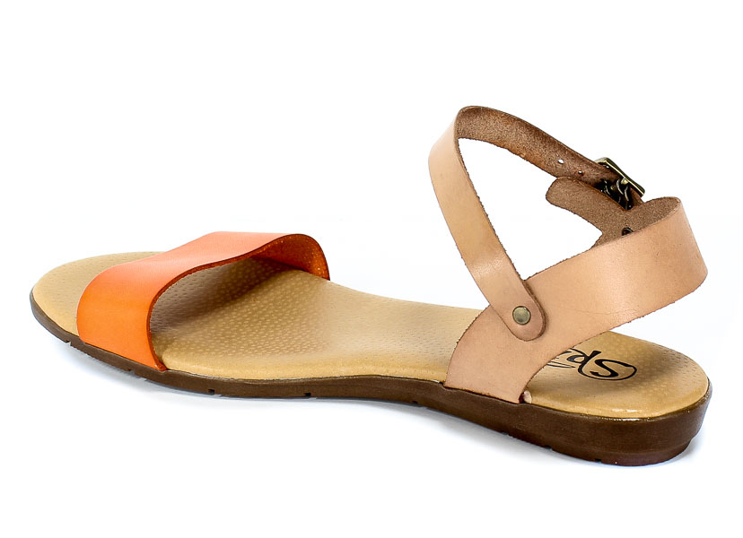 Sandały SPK Shoes 9240 Naranja/Nuez