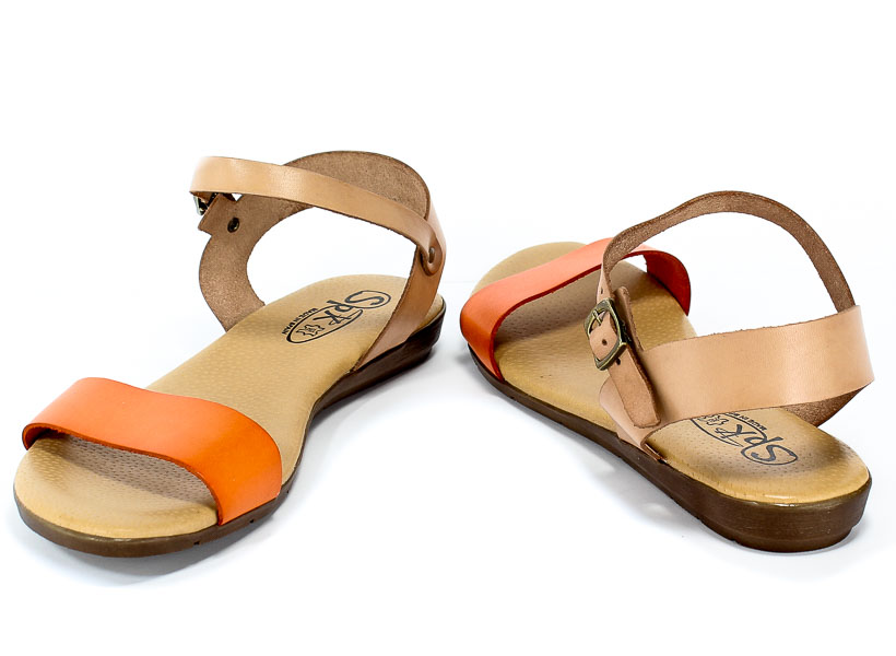 Sandały SPK Shoes 9240 Naranja/Nuez
