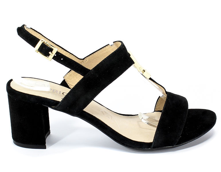 Sandały Caprice 9-28303-22 004 Black Suede