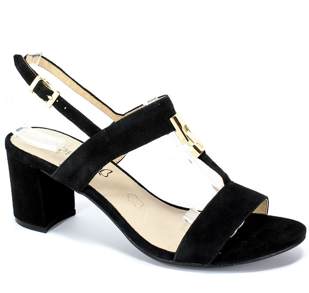 Sandały Caprice 9-28303-22 004 Black Suede