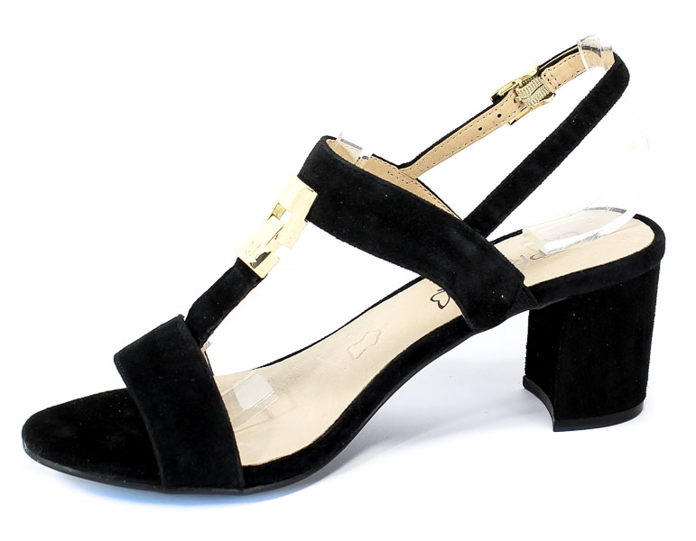 Sandały Caprice 9-28303-22 004 Black Suede