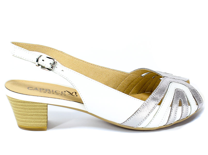 Sandały Caprice 9-28206-22 191 White/Silver