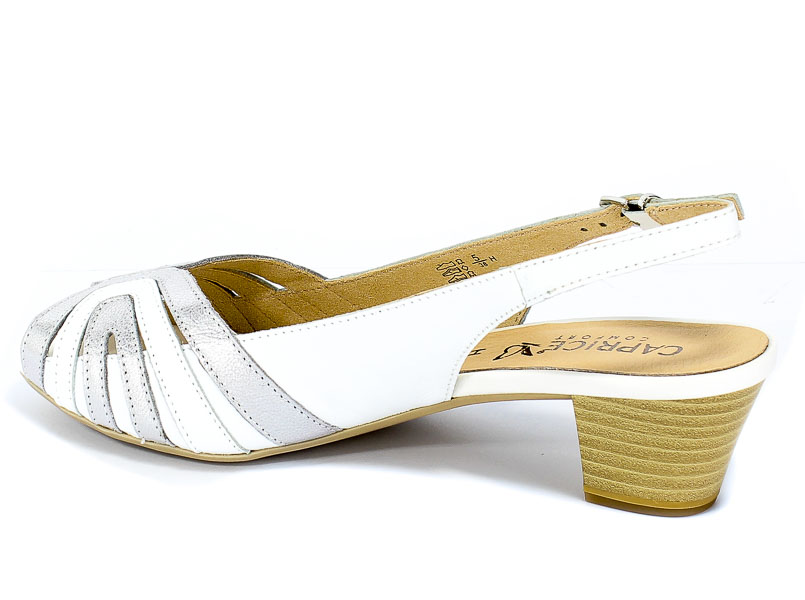 Sandały Caprice 9-28206-22 191 White/Silver