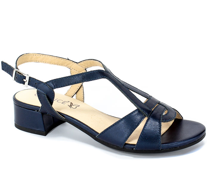 Sandały Caprice 9-28201-22 807 Navy Perlato