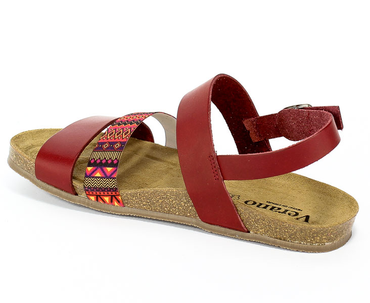 Sandały Verano 2848 Rojo Ad Elastico Fantasia