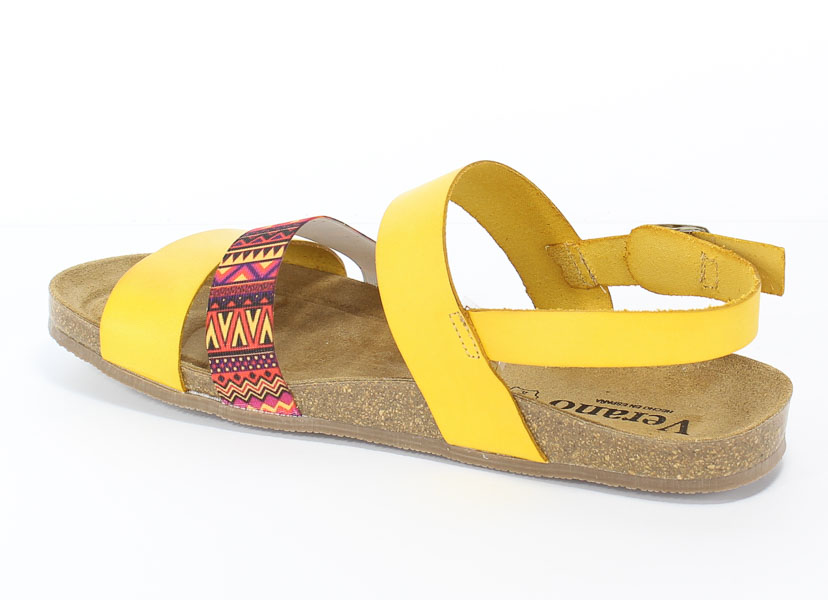 Sandały Verano 2848 Amarillo Ad Elastico Fantasia