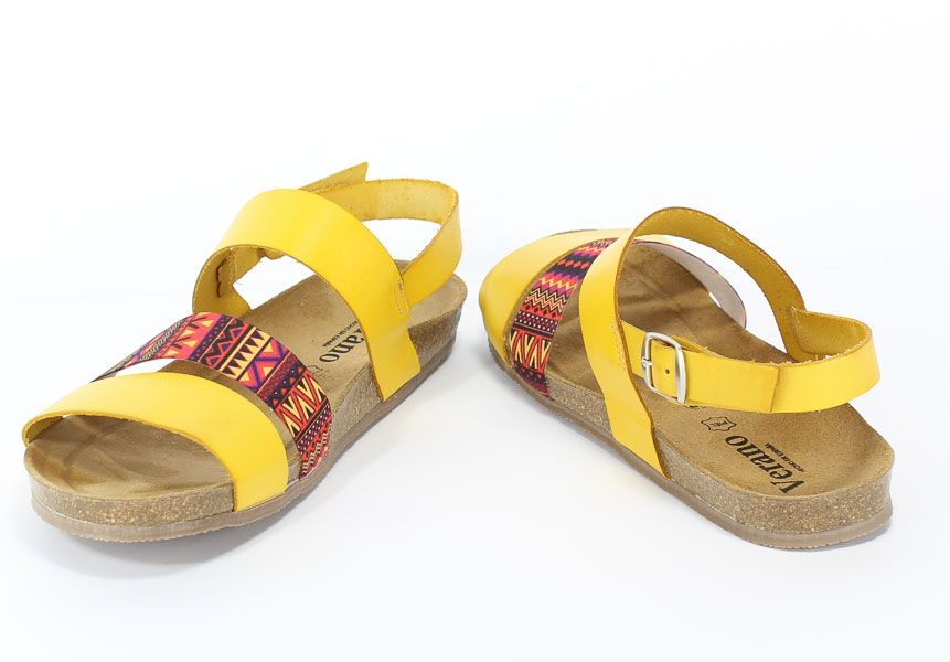 Sandały Verano 2848 Amarillo Ad Elastico Fantasia