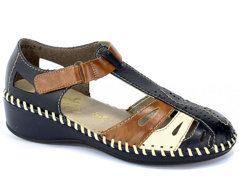 Sandały Rieker N1667-14 Blue Combination