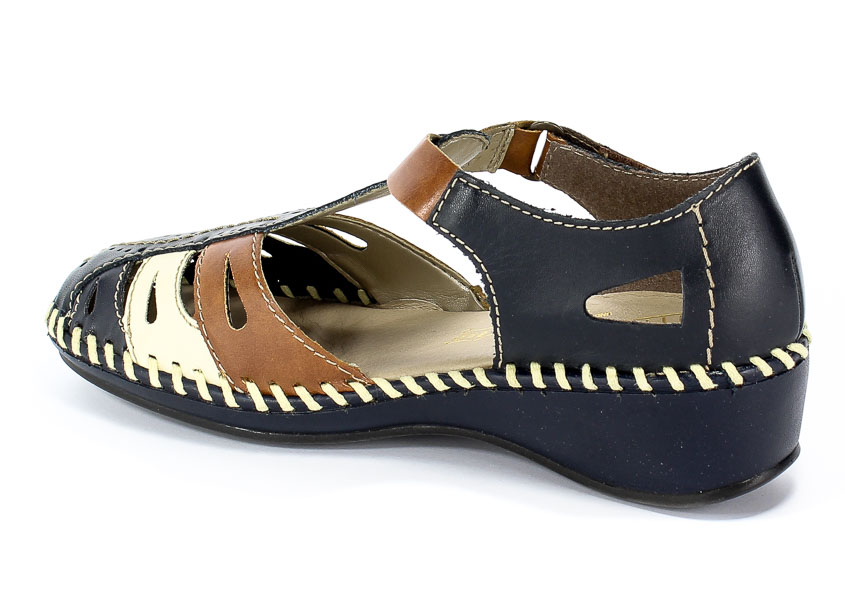 Sandały Rieker N1667-14 Blue Combination