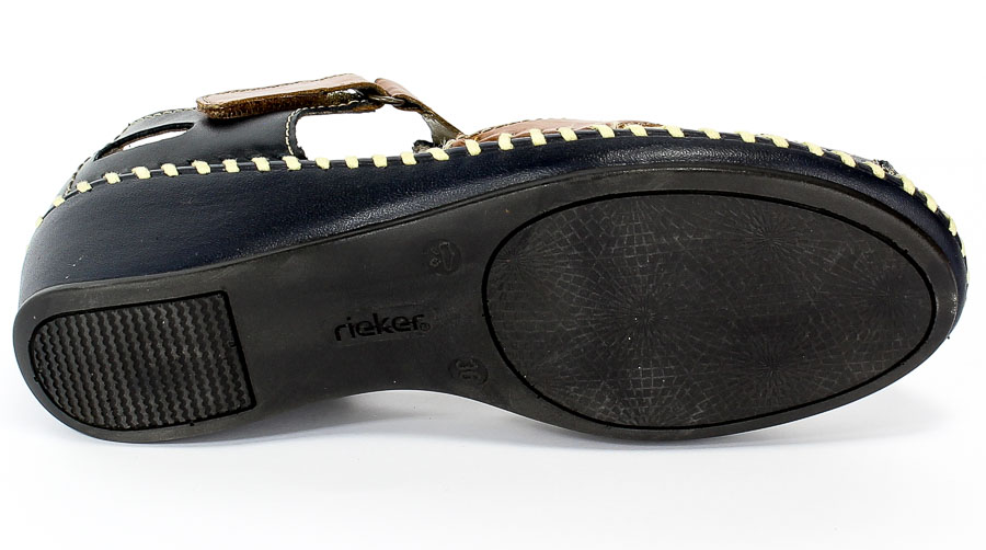 Sandały Rieker N1667-14 Blue Combination