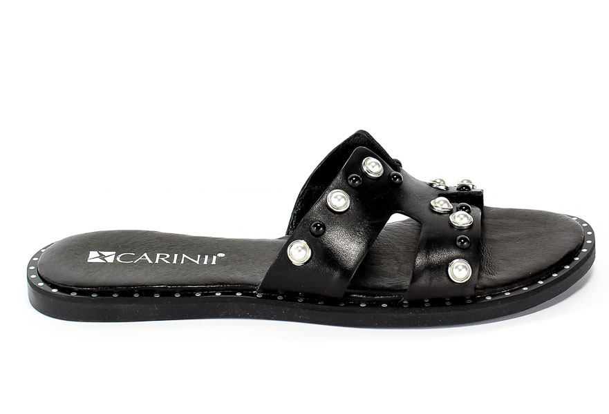 Klapki Carinii B4948/N-E50-000-000-C74 Czarny