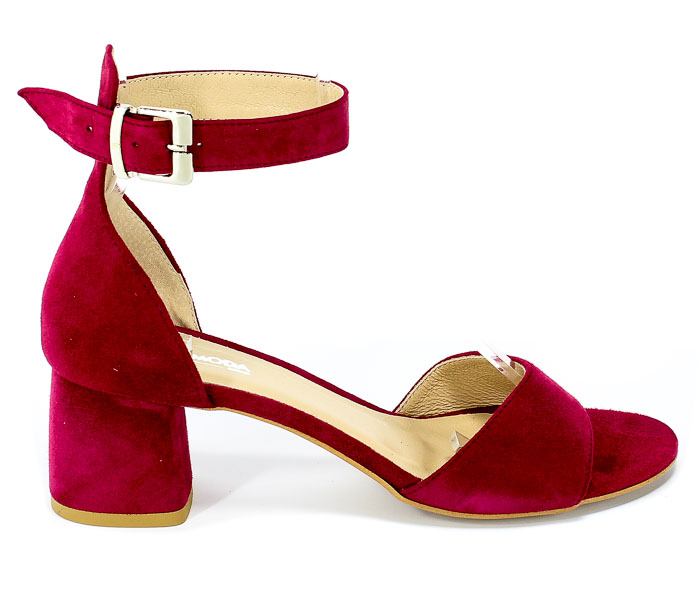 Sandały Euro Moda Ro 455 Burgund