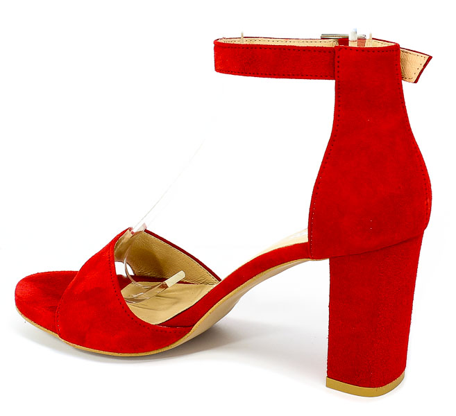 Sandały Euro Moda Ro 448 Czerwony