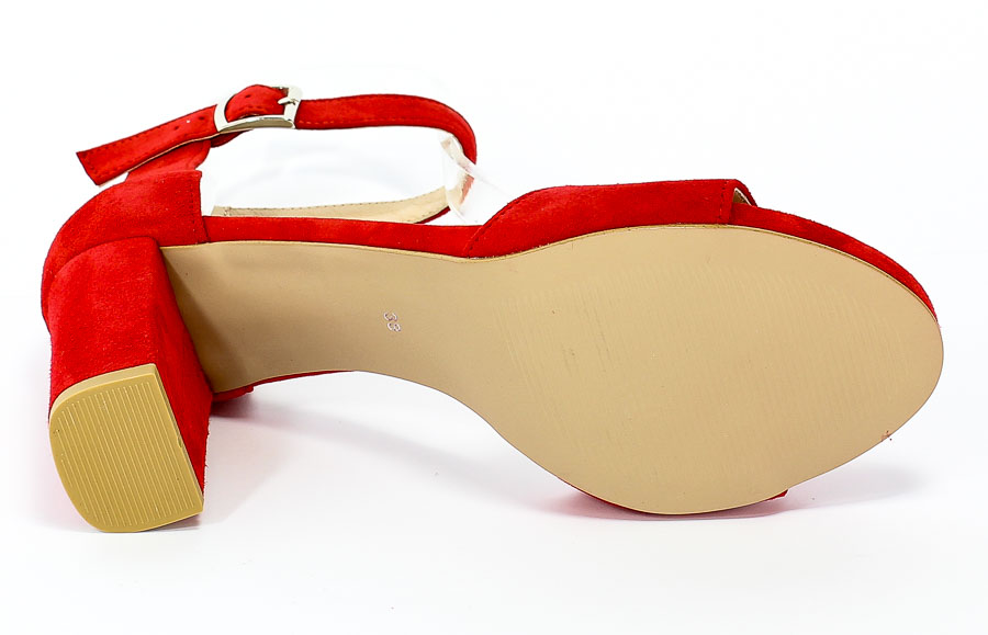 Sandały Euro Moda Ro 448 Czerwony