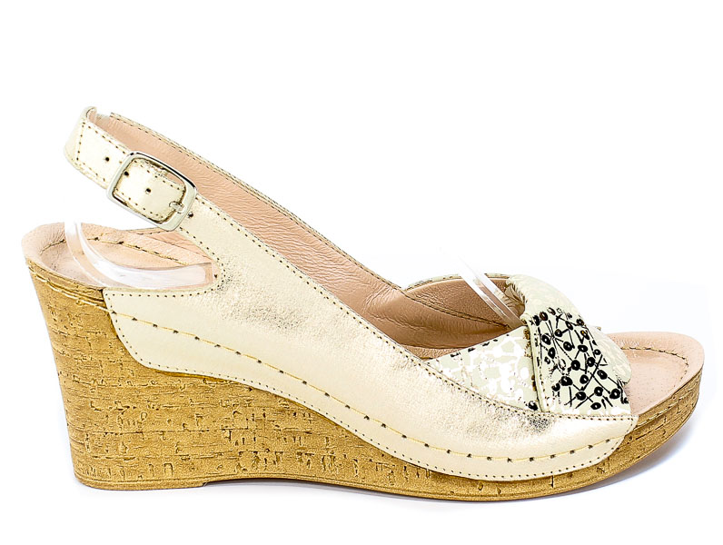 Sandały Euro Moda Tych. 564 Zł.Worek Zł Kropki Kreski