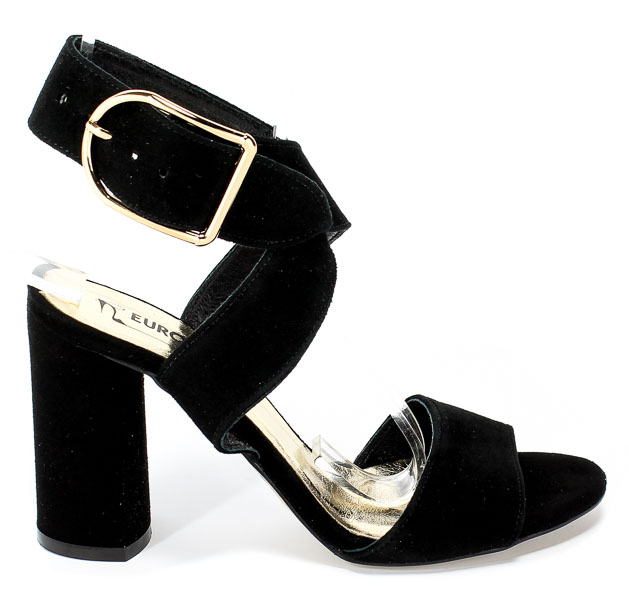 Sandały Euro Moda 19 2876/003-P Czarny