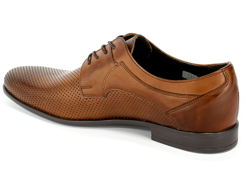 Półbuty Euro Moda Tap H-6288/W2-334-3553-105+ Brown