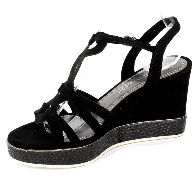 Sandały Marco Tozzi 2-28377-32 001 Black