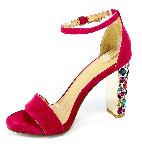 Sandały Alma En Pena V19310 Suede Fuxia