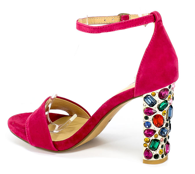 Sandały Alma En Pena V19310 Suede Fuxia