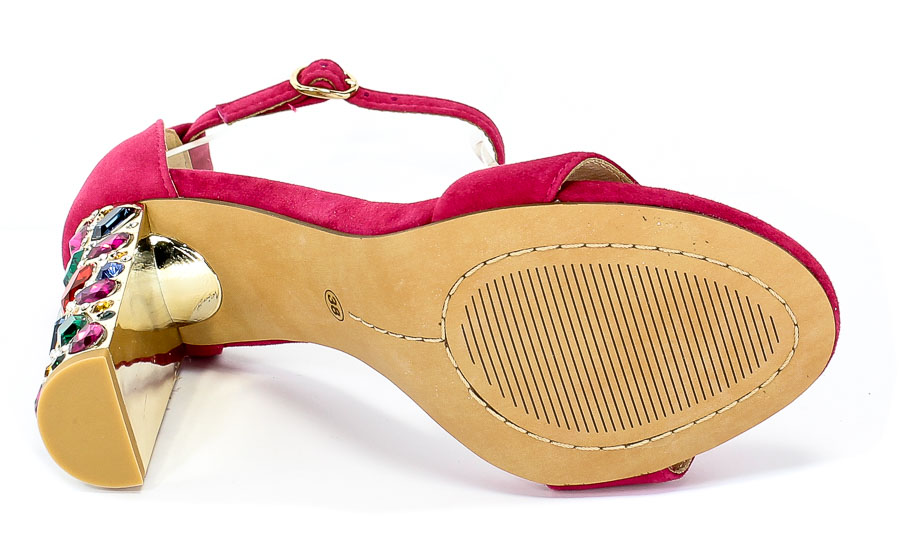 Sandały Alma En Pena V19310 Suede Fuxia