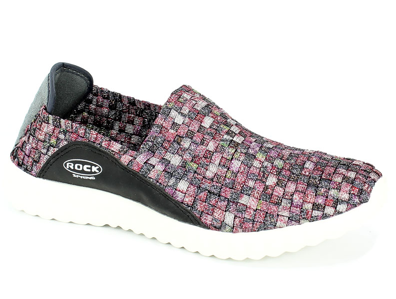 Półbuty Rock Spring Alen Met Fuchsia Black Smoke