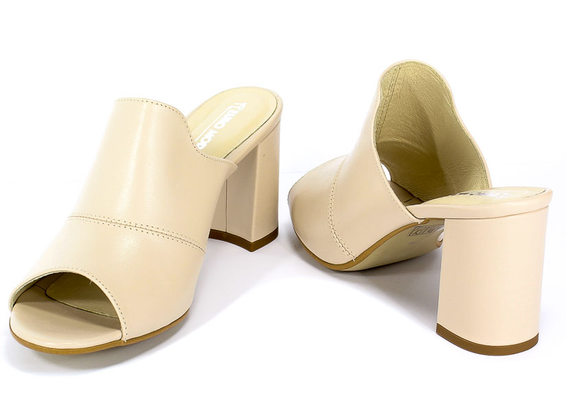 Klapki Euro Moda Ro 416 Beż