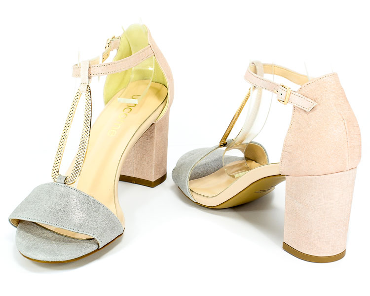 Sandały Uncome 24096 Grigio/Rosa