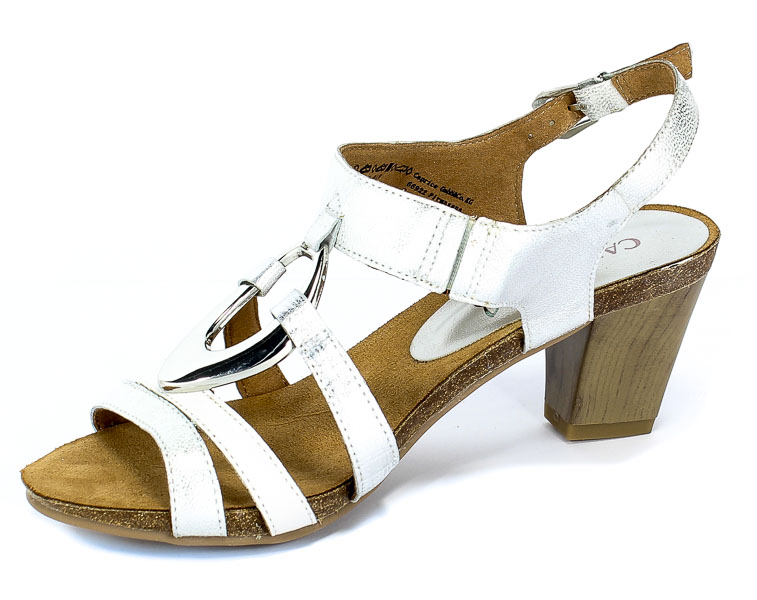 Sandały Caprice 9-28308-22 919 Silver/White