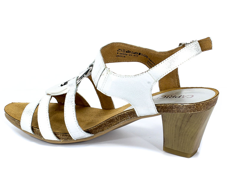 Sandały Caprice 9-28308-22 919 Silver/White