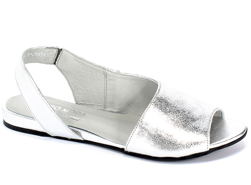Sandały Euro Moda 19 2945/078-P Srebrny