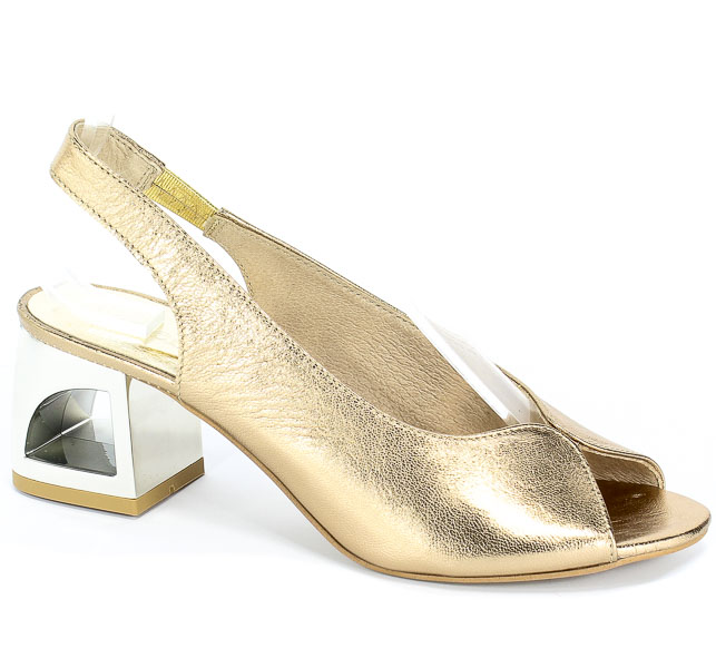 Sandały CheBello 2291-102-000-PSK-S22 Złoty